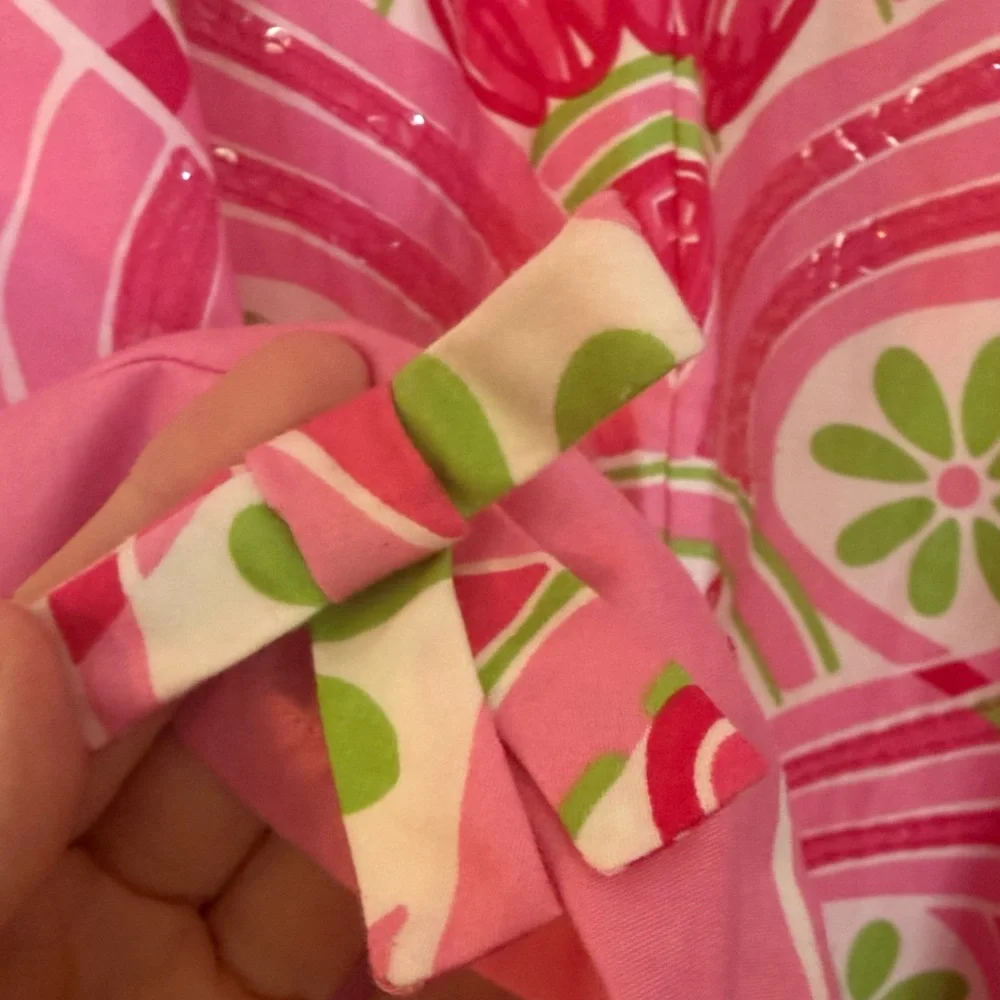 Lilly Pulitzer Jubilee shift dress sleeveless size 4 pink with sequins - Picture 7 of 11